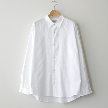 BUTTON SHIRT WIDE #white [13148]