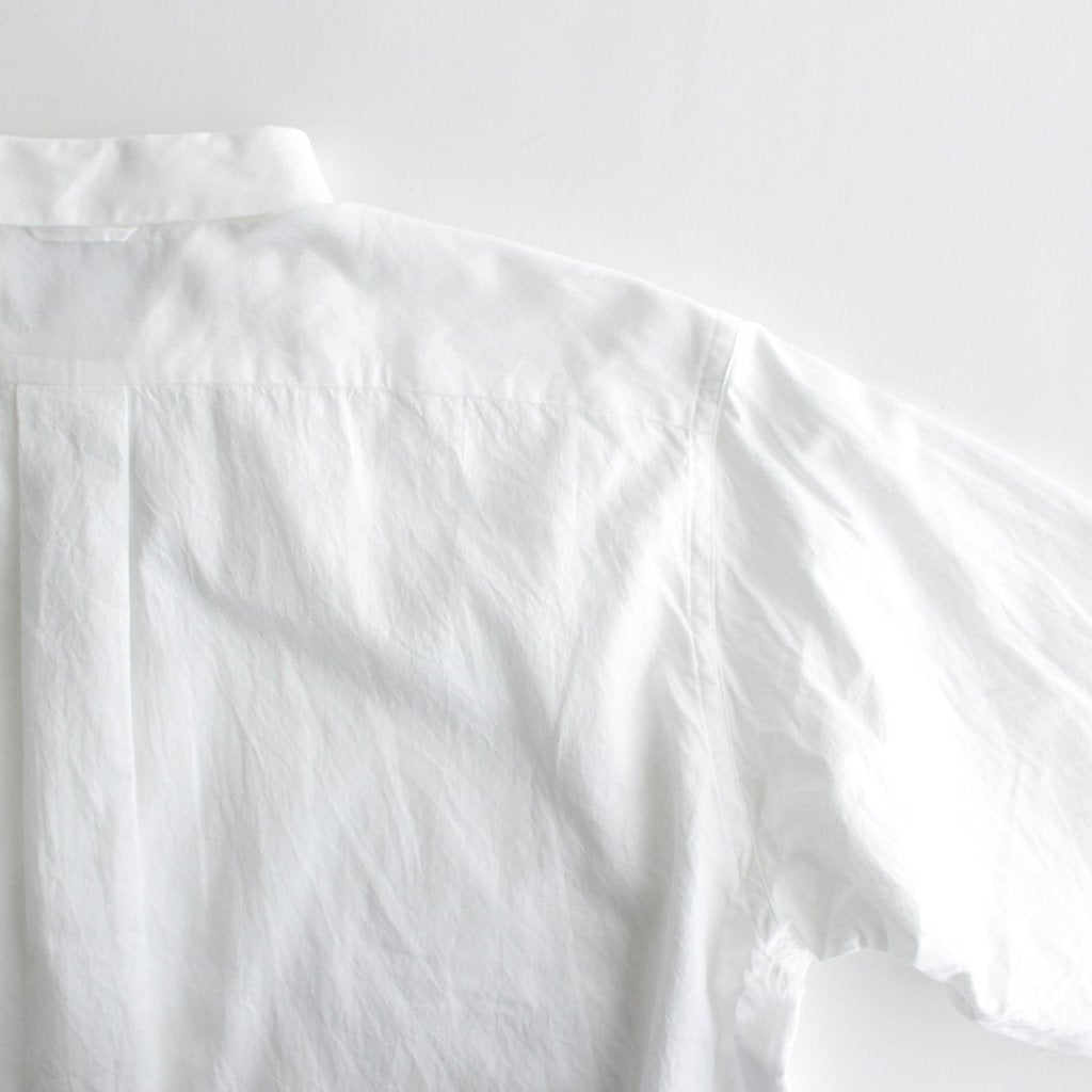 BUTTON SHIRT WIDE #white [13148]