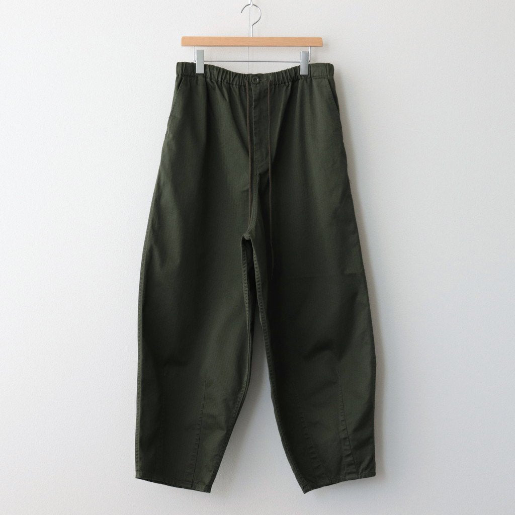 Suvin Herrigbone Parachute Pants #KHAKI [GM232-40073B]