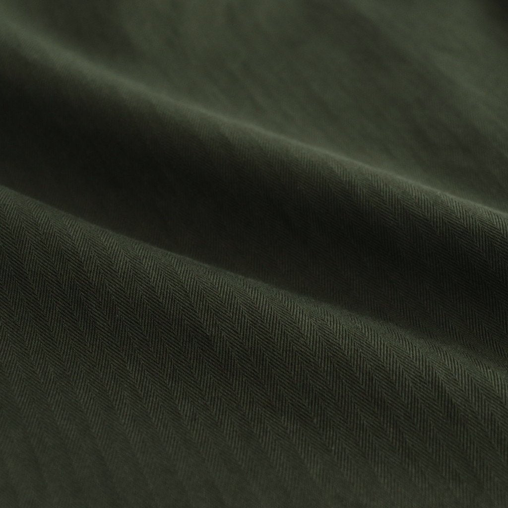 Suvin Herrigbone Parachute Pants #KHAKI [GM232-40073B]
