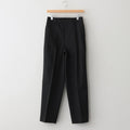 LIGHT WOOL MAX GABARDINE SLACKS #TOP BLACK [A23AP05MG]