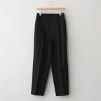 LIGHT WOOL MAX GABARDINE SLACKS #TOP BLACK [A23AP05MG]