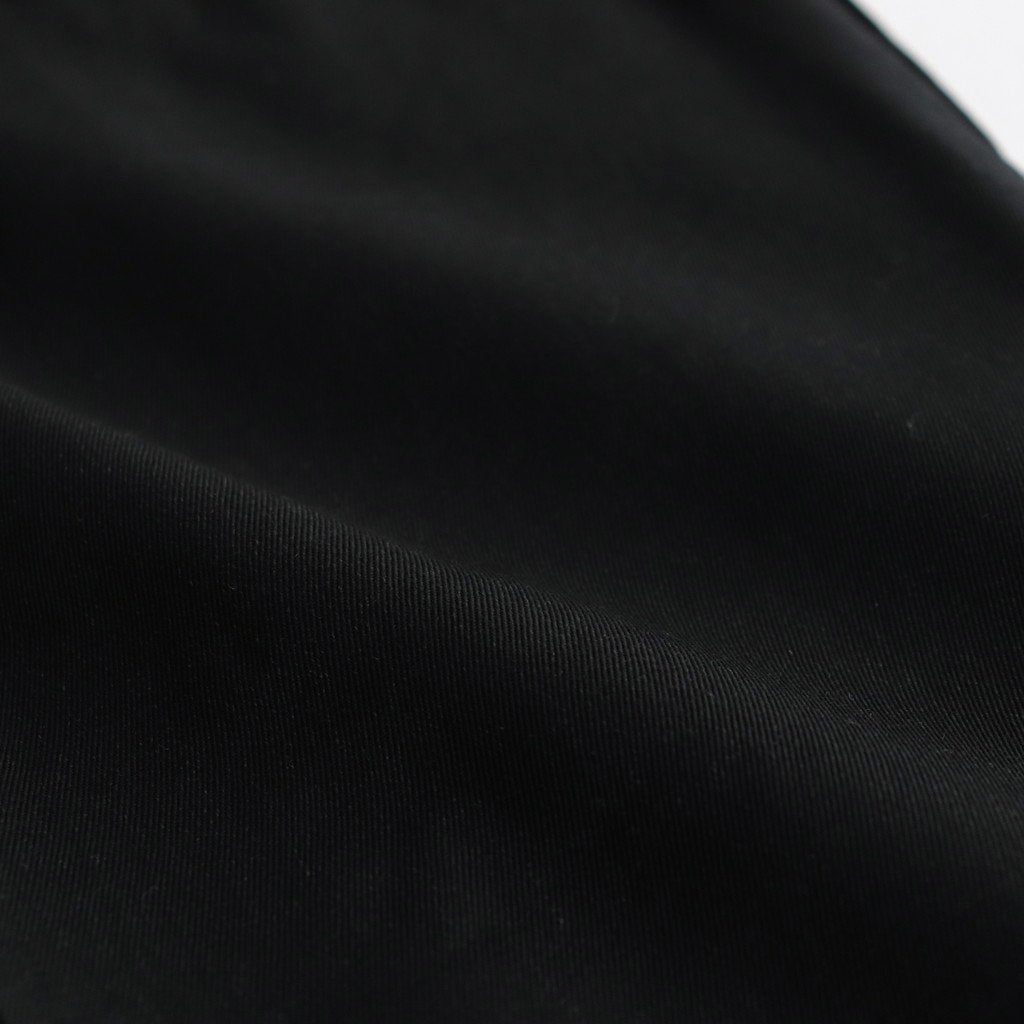 LIGHT WOOL MAX GABARDINE SLACKS #TOP BLACK [A23AP05MG] – ciacura