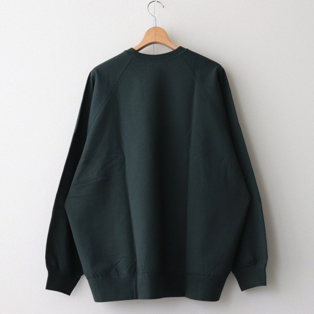 Ultra Compact Terry Crew Neck Sweater #D.GREEN [GM233-70142]