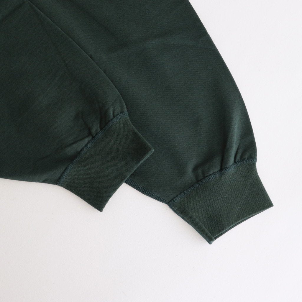 Ultra Compact Terry Crew Neck Sweater #D.GREEN [GM233-70142]