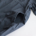 Garment Dyed Suvin Typewriter Oversized Hooded Shirt #SMOKE BLUE [GM233-50073]