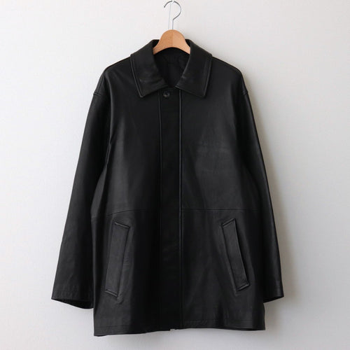 LEATHER ZIP JACKET #BLACK [ST.622] - ciacura 三重県四日市市の 