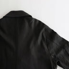 LEATHER ZIP JACKET #BLACK [ST.622]