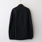 OVERSIZED DOUBLE BREASTED JACKET #BLACK [ST.642]