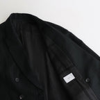 OVERSIZED DOUBLE BREASTED JACKET #BLACK [ST.642]