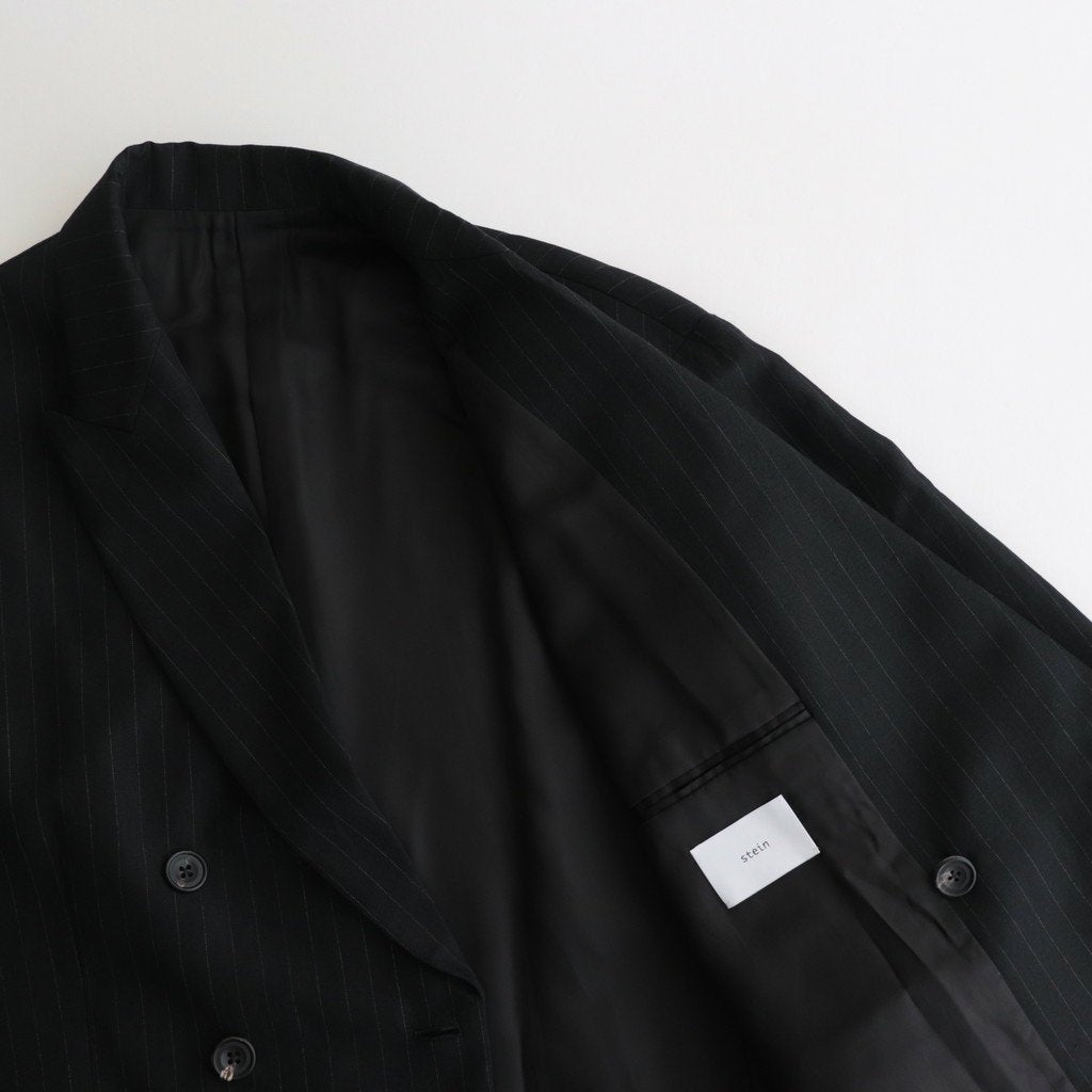 OVERSIZED DOUBLE BREASTED JACKET #BLACK [ST.642]