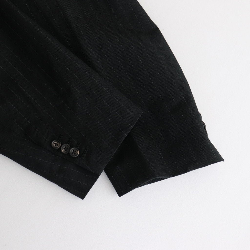 OVERSIZED DOUBLE BREASTED JACKET #BLACK [ST.642]