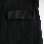 OVERSIZED DOUBLE BREASTED JACKET #BLACK [ST.642]