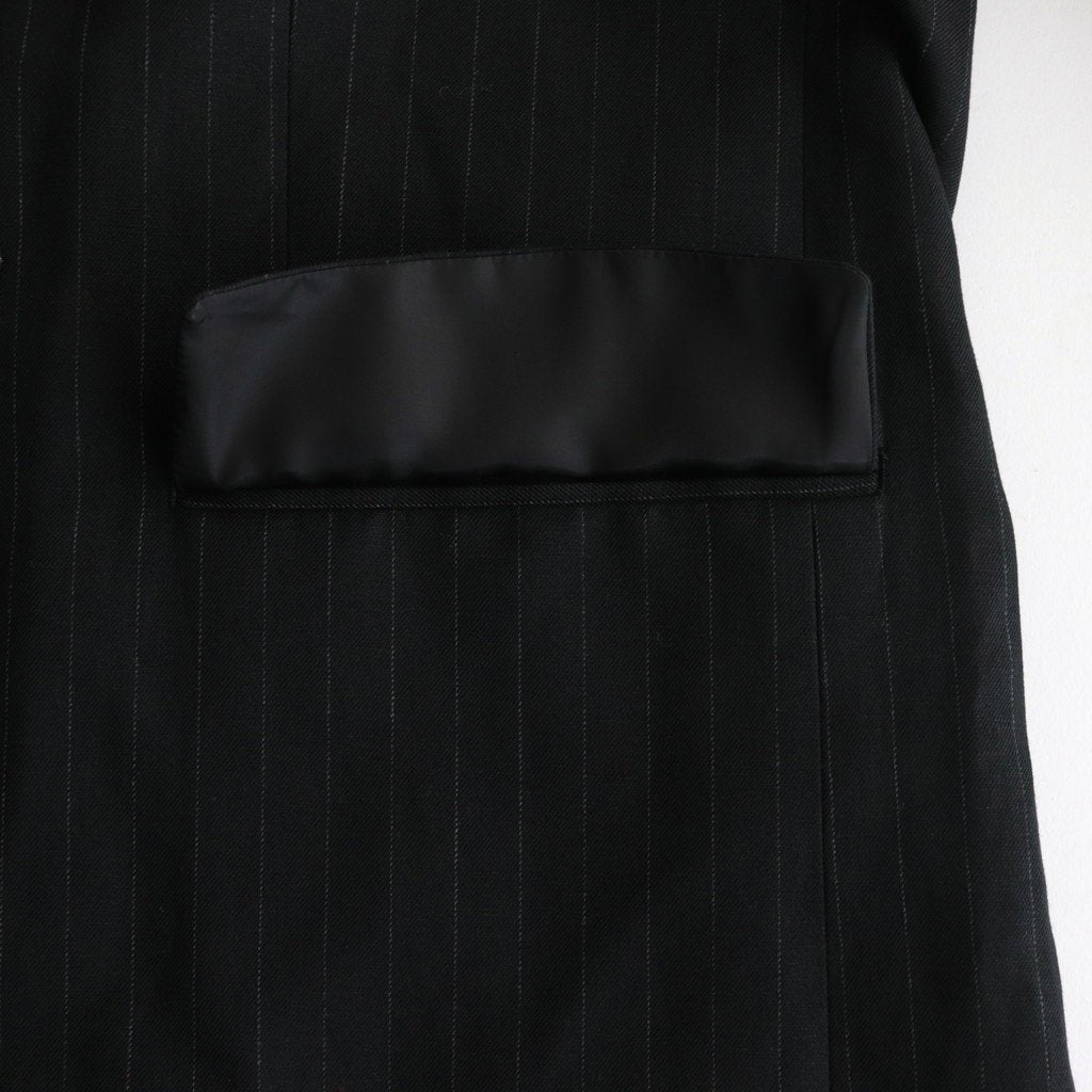 OVERSIZED DOUBLE BREASTED JACKET #BLACK [ST.642]