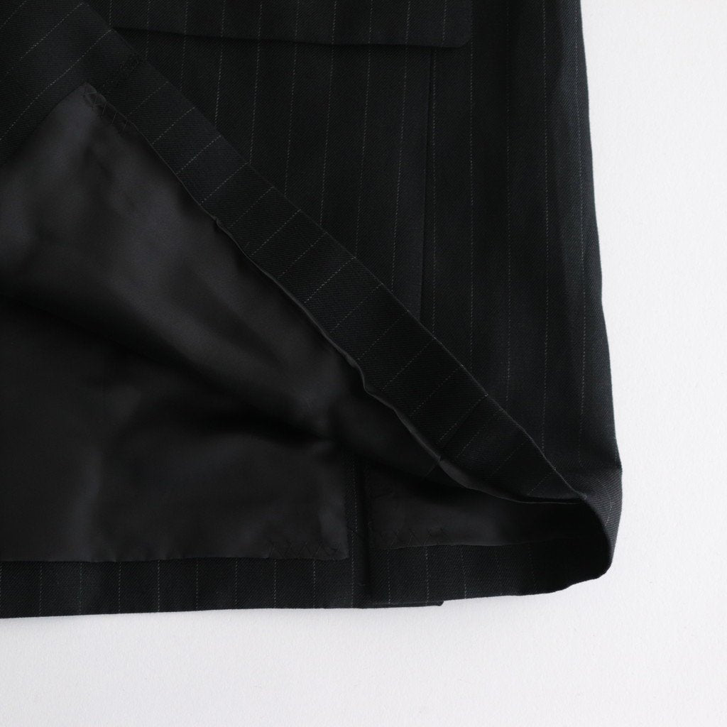 OVERSIZED DOUBLE BREASTED JACKET #BLACK [ST.642]