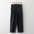 BELTED WIDE STRAIGHT TROUSERS #CHARCOAL [ST.656]