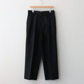 BELTED WIDE STRAIGHT TROUSERS #BLACK [ST.656]