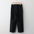BELTED WIDE STRAIGHT TROUSERS #BLACK [ST.656]