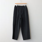 DRAWSTRING WIDE TROUSERS #CHARCOAL [ST.661]