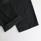 DRAWSTRING WIDE TROUSERS #CHARCOAL [ST.661]