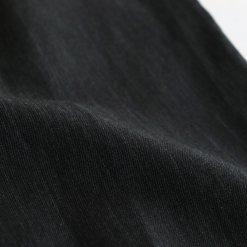 DRAWSTRING WIDE TROUSERS #CHARCOAL [ST.661]