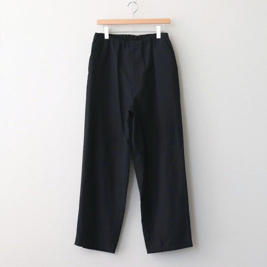DRAWSTRING WIDE TROUSERS #BLACK [ST.661]