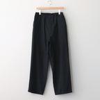 DRAWSTRING WIDE TROUSERS #BLACK [ST.661]