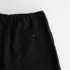 DRAWSTRING WIDE TROUSERS #BLACK [ST.661]