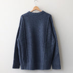 KID MOHAIR KNIT LS #BLUE GREY [ST.694]