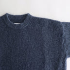 KID MOHAIR KNIT LS #BLUE GREY [ST.694]