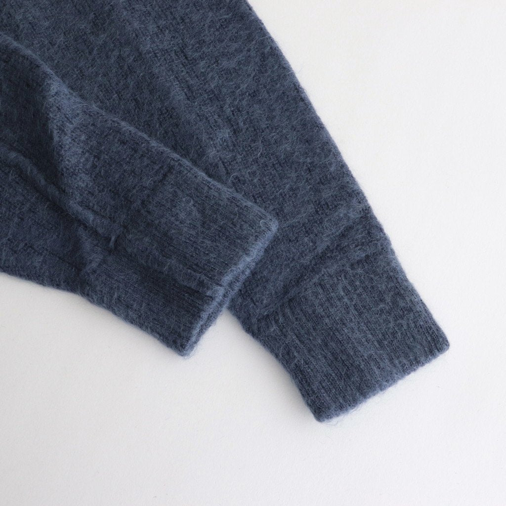 KID MOHAIR KNIT LS #BLUE GREY [ST.694]