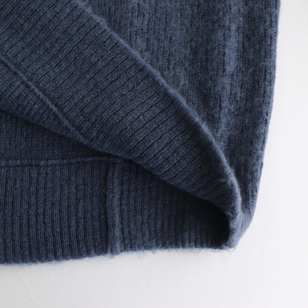 KID MOHAIR KNIT LS #BLUE GREY [ST.694]