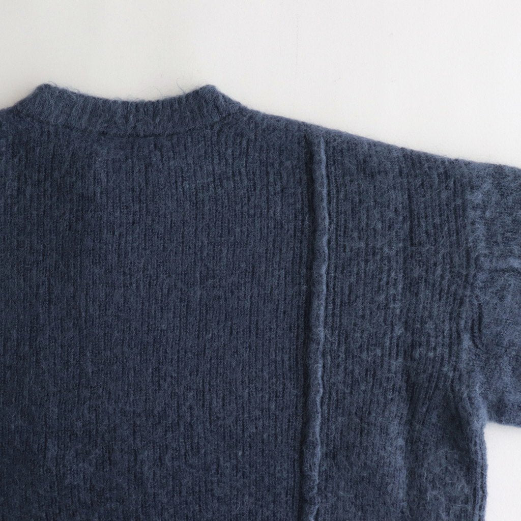 KID MOHAIR KNIT LS #BLUE GREY [ST.694]