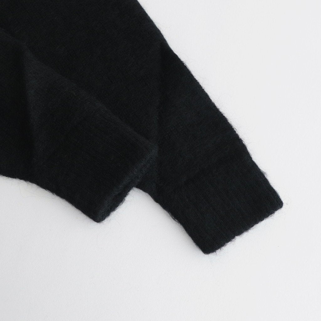 KID MOHAIR KNIT CARDIGAN #BLACK [ST.695]