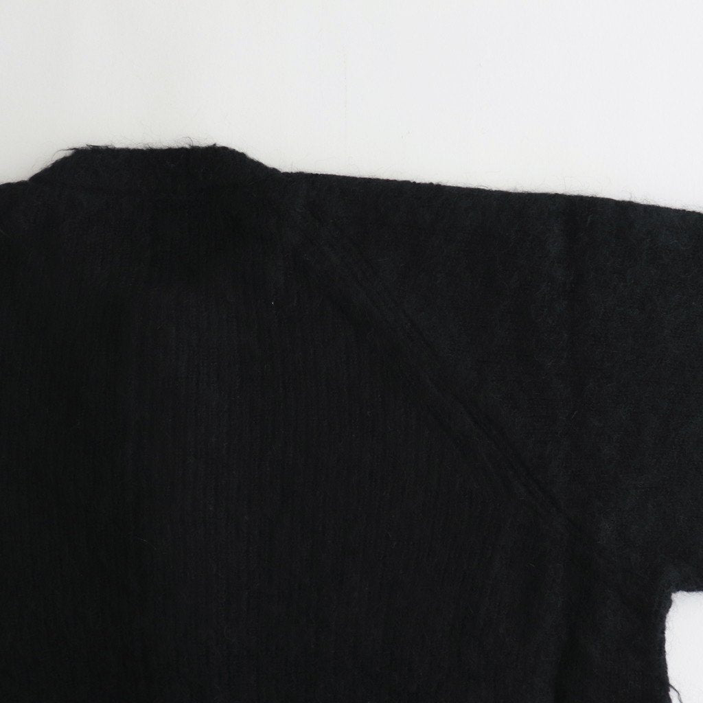 KID MOHAIR KNIT CARDIGAN #BLACK [ST.695]