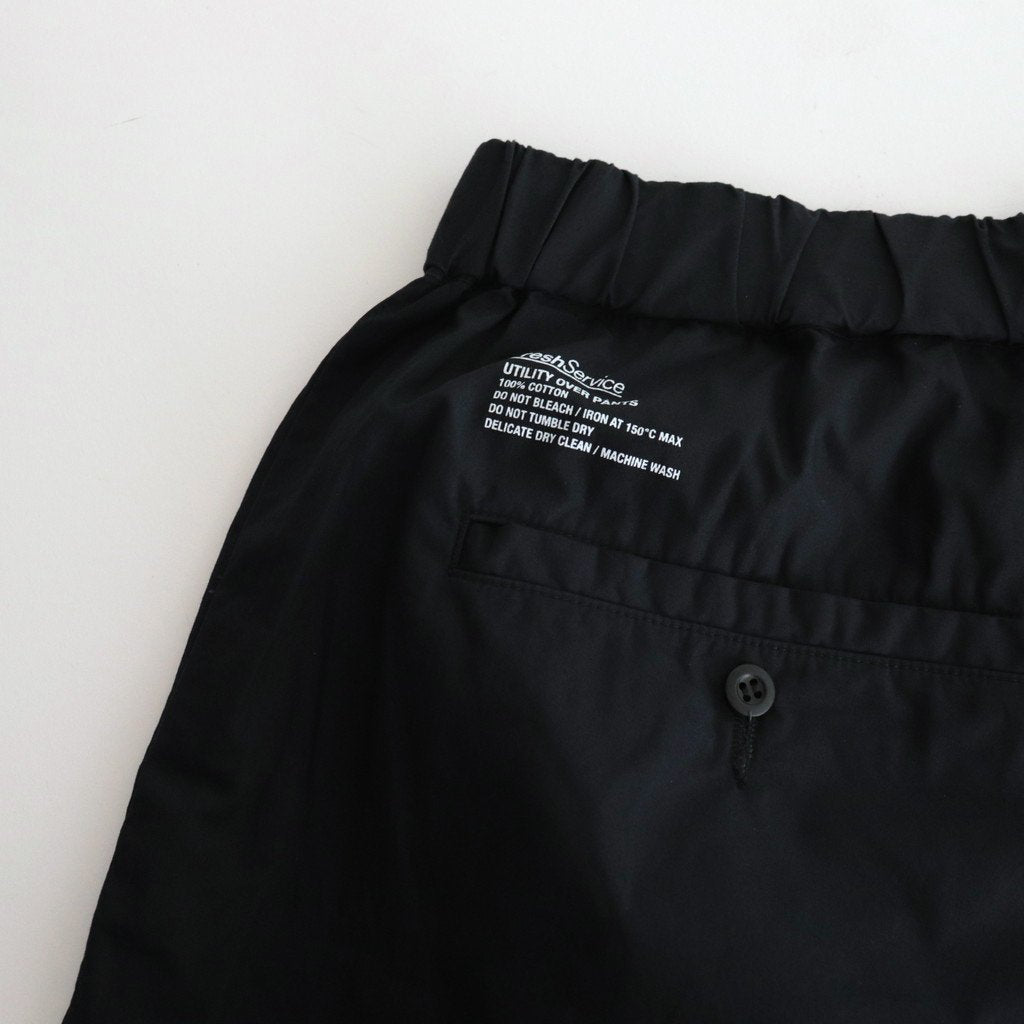 UTILITY OVER PANTS #BLACK [FSC241-40076B]