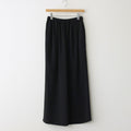 Satin Easy Wide Pants #BLACK [GL233-40226B]