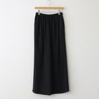 Satin Easy Wide Pants #BLACK [GL233-40226B]