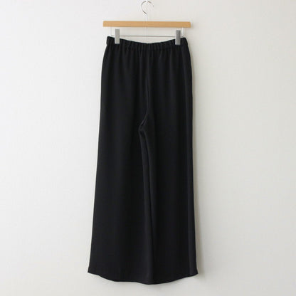 Satin Easy Wide Pants #BLACK [GL241-40226B]