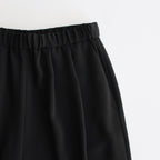 Satin Easy Wide Pants #BLACK [GL233-40226B]