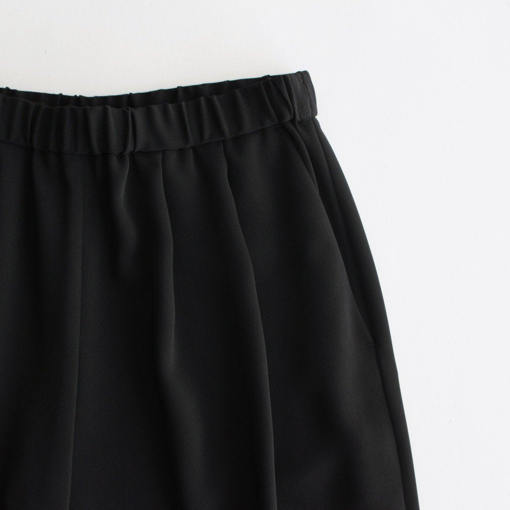 Satin Easy Wide Pants #BLACK [GL241-40226B]