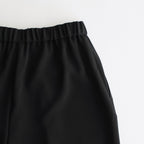 Satin Easy Wide Pants #BLACK [GL233-40226B]
