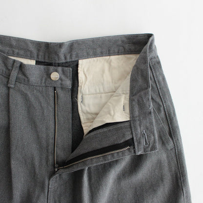 Colorfast Denim Two Tuck Pants #GRAY [GU241-40217B]