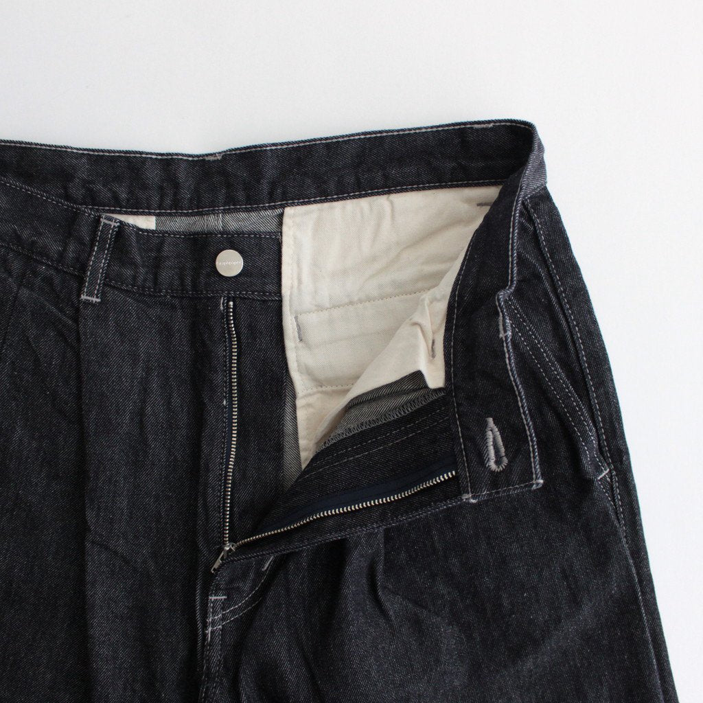 Colorfast Denim Two Tuck Pants #NAVY [GU241-40217B]
