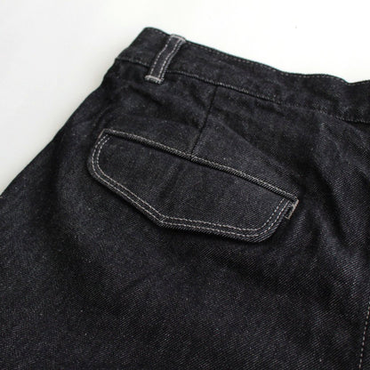 Colorfast Denim Two Tuck Pants #NAVY [GU241-40217B]