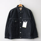 Colorfast Denim Trucker Jacket #NAVY [GU233-30215B]