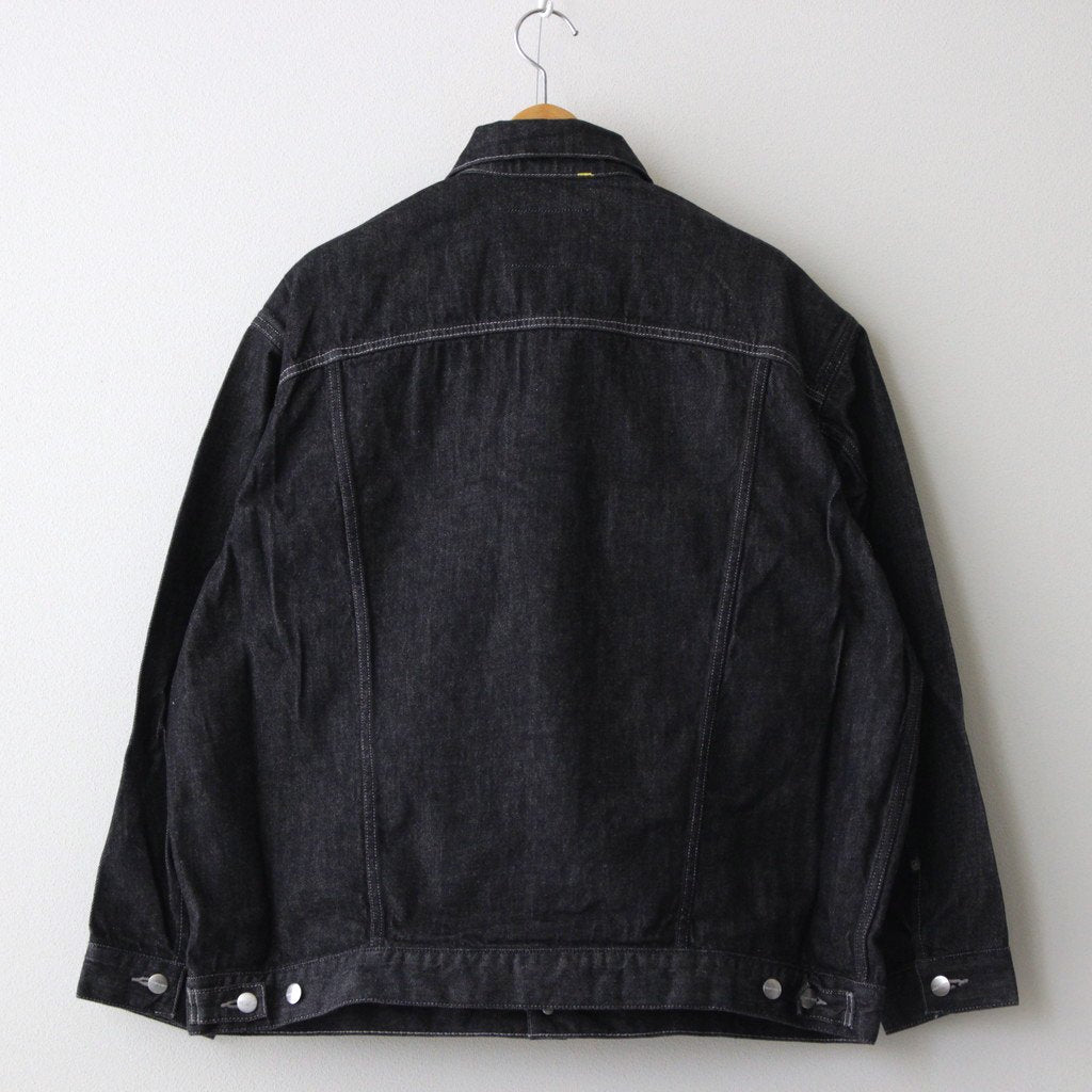 Colorfast Denim Trucker Jacket #NAVY [GU233-30215B]