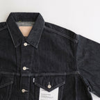 Colorfast Denim Trucker Jacket #NAVY [GU233-30215B]