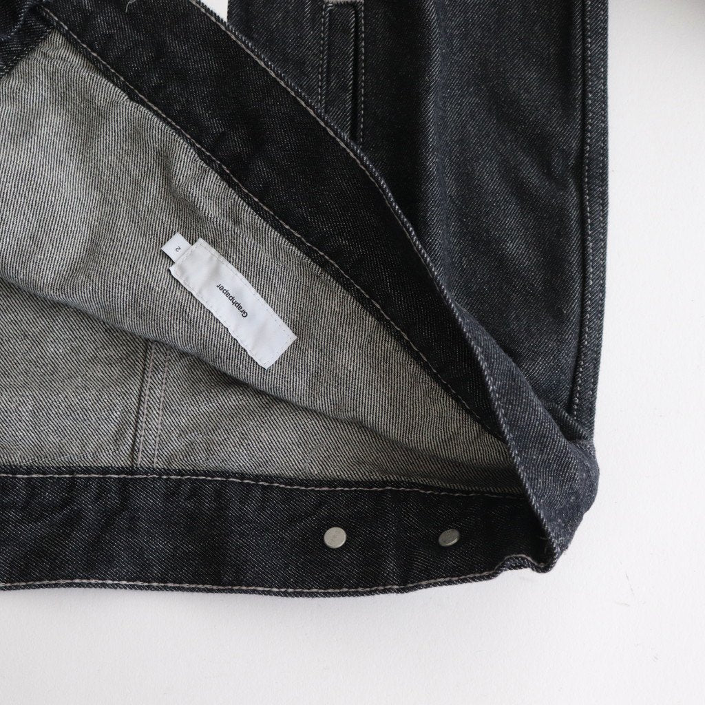 Colorfast Denim Trucker Jacket #NAVY [GU233-30215B]