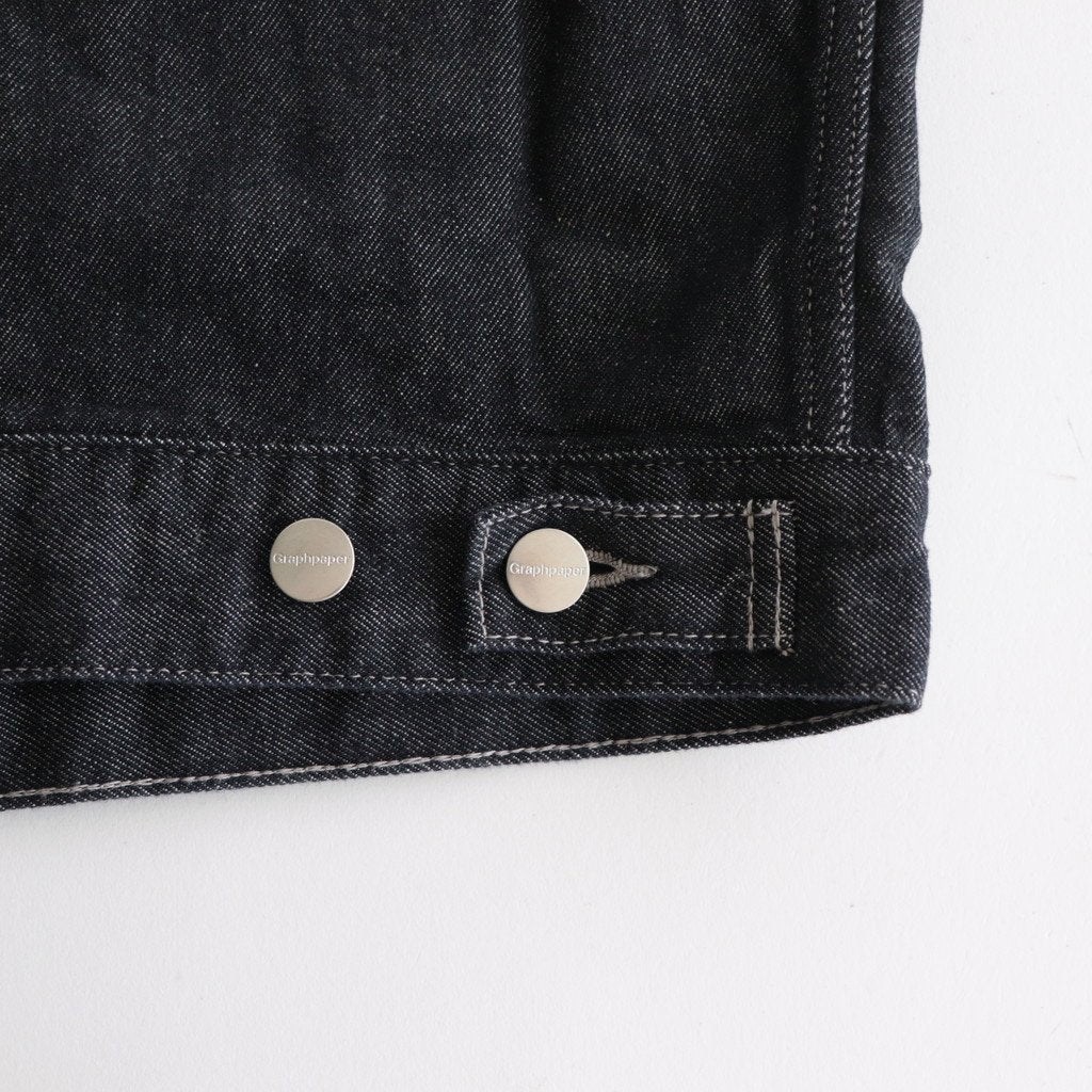 Colorfast Denim Trucker Jacket #NAVY [GU233-30215B]
